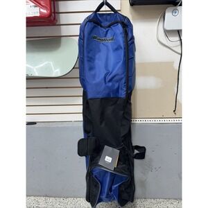NWT Bag Boy T-700 Wheeled Travel Cover for Golf Bag Blue/Black/Charcoal AMAZING
